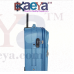 OkaeYa Safari Fabric 56 cms Blue Soft Side Suitcase (RAIL 2W 55 BLUE)